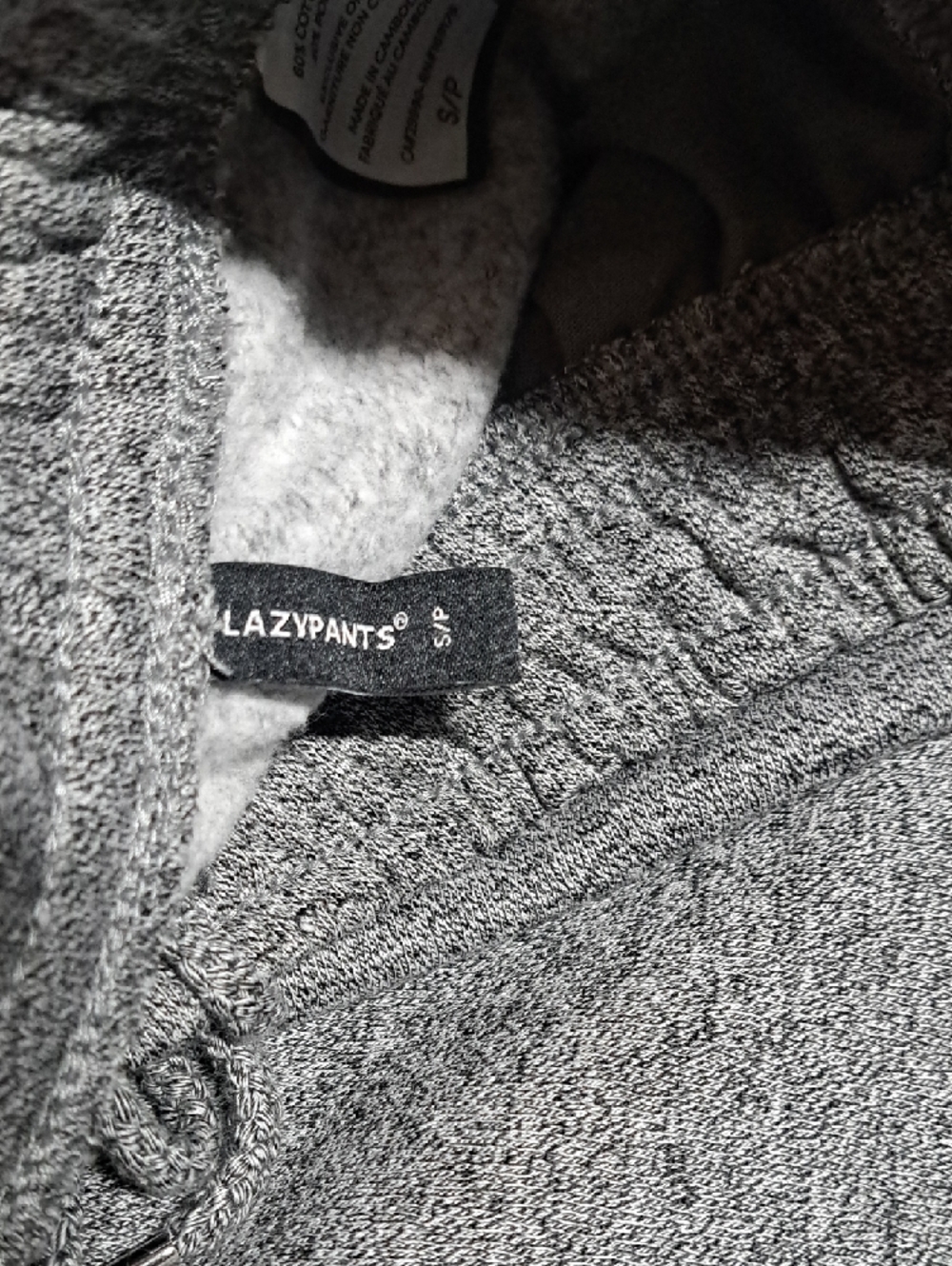 LazyPants Grey Jogger Sweats • Cozy Soft Lounge Pants • Everyday Casual Comfort - Picture 4 of 9